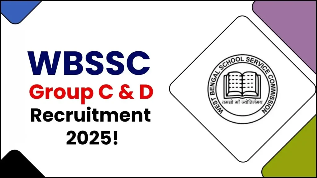 WBSSC Group C and D Recruitment 2025